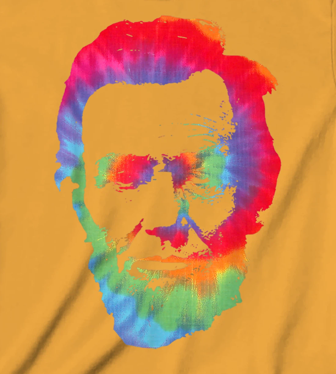 Womens Abe Abraham Lincoln Tie Dye Retro President 4th Of July T-Shirt, Kid T-Shirt and Women T-Shirt