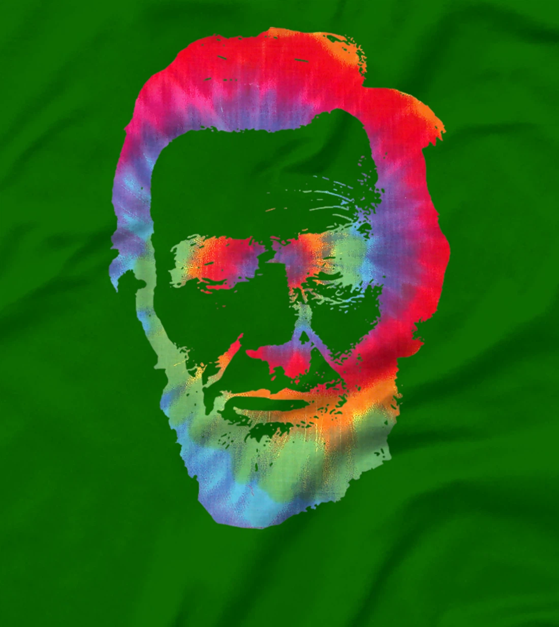 Womens Abe Abraham Lincoln Tie Dye Retro President 4th Of July T-Shirt, Kid T-Shirt and Women T-Shirt