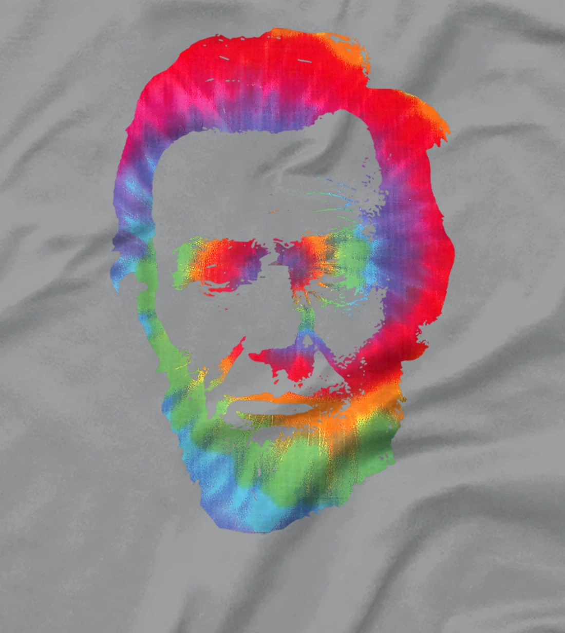 Womens Abe Abraham Lincoln Tie Dye Retro President 4th Of July T-Shirt, Kid T-Shirt and Women T-Shirt