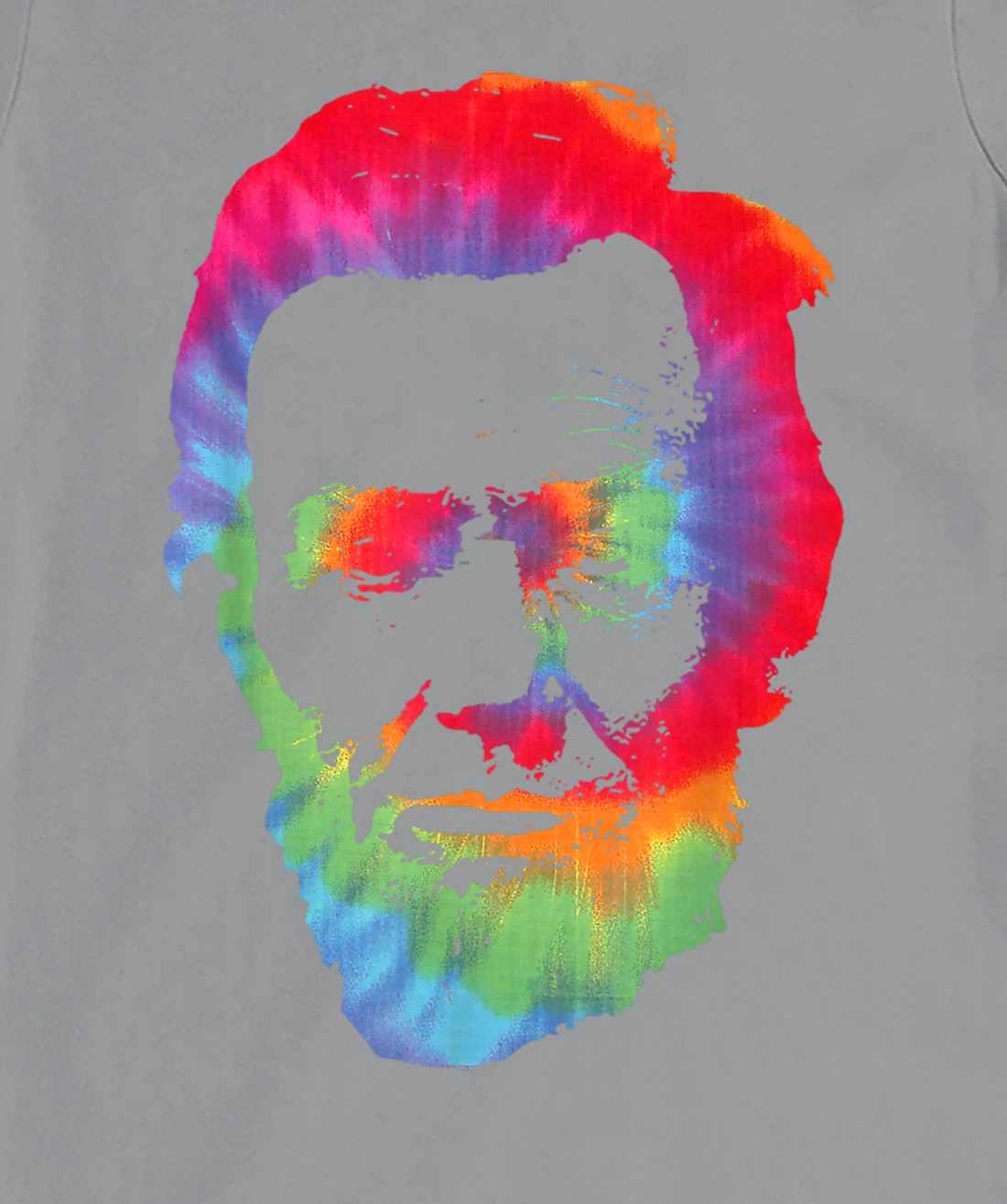 Womens Abe Abraham Lincoln Tie Dye Retro President 4th Of July T-Shirt, Kid T-Shirt and Women T-Shirt