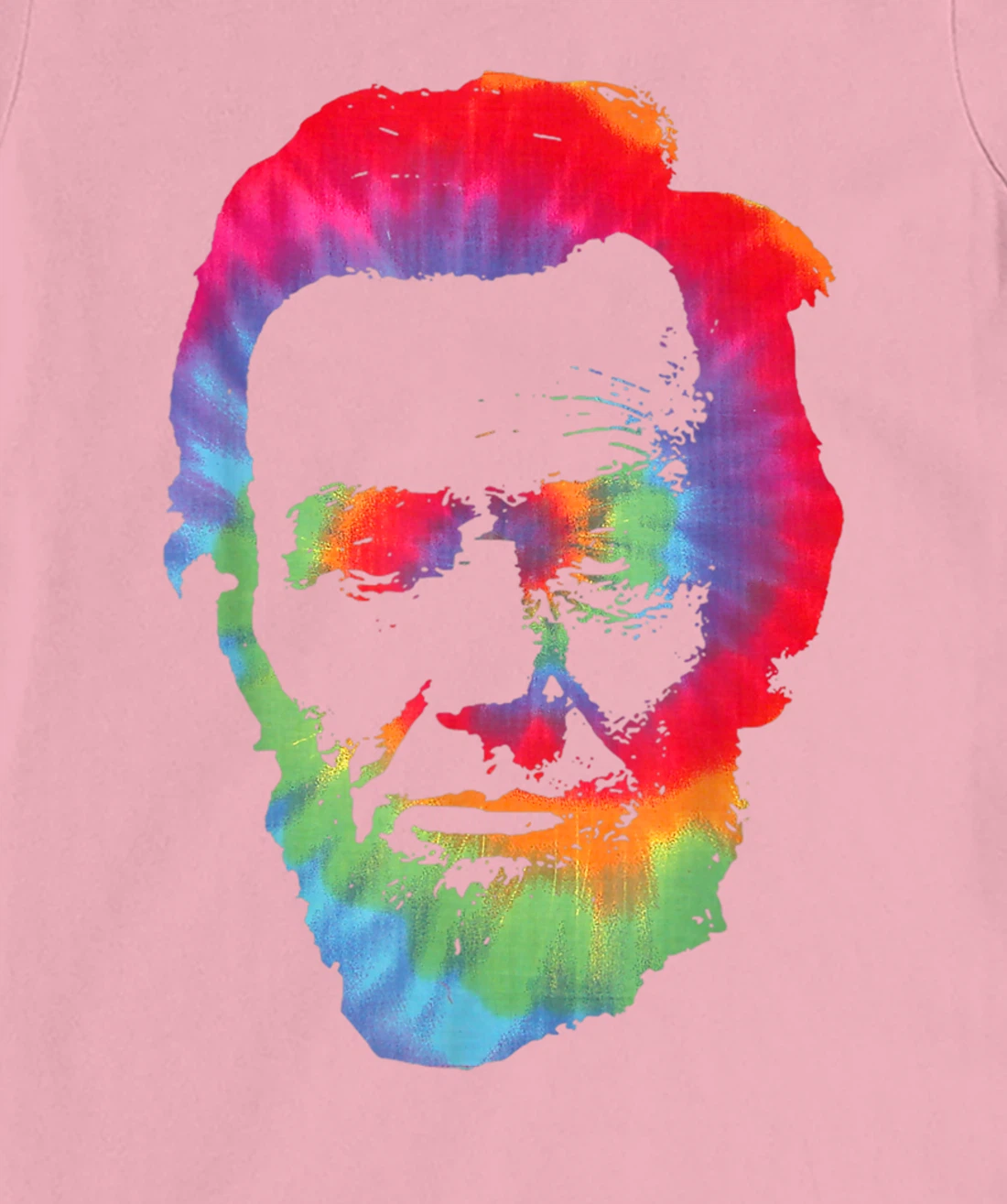 Womens Abe Abraham Lincoln Tie Dye Retro President 4th Of July T-Shirt, Kid T-Shirt and Women T-Shirt