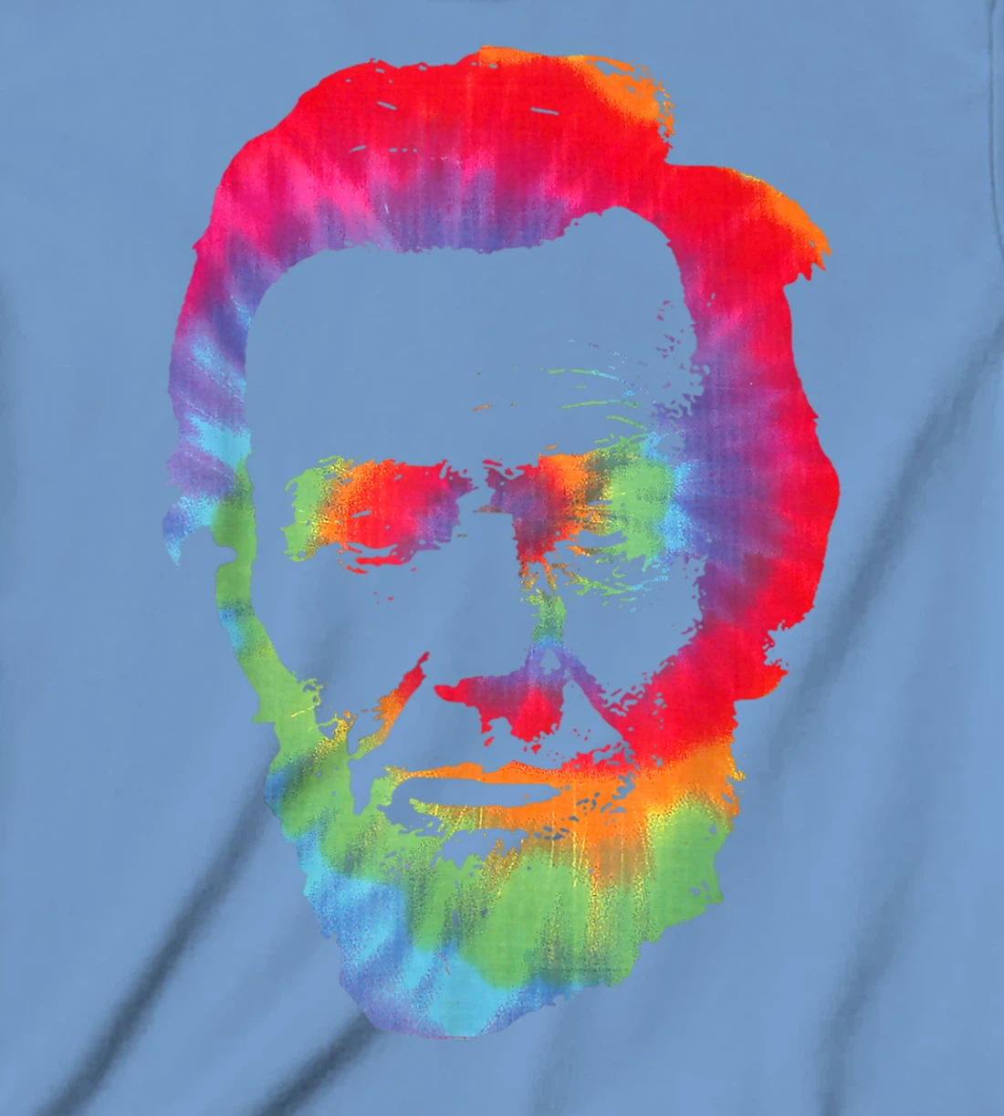 Womens Abe Abraham Lincoln Tie Dye Retro President 4th Of July T-Shirt, Kid T-Shirt and Women T-Shirt