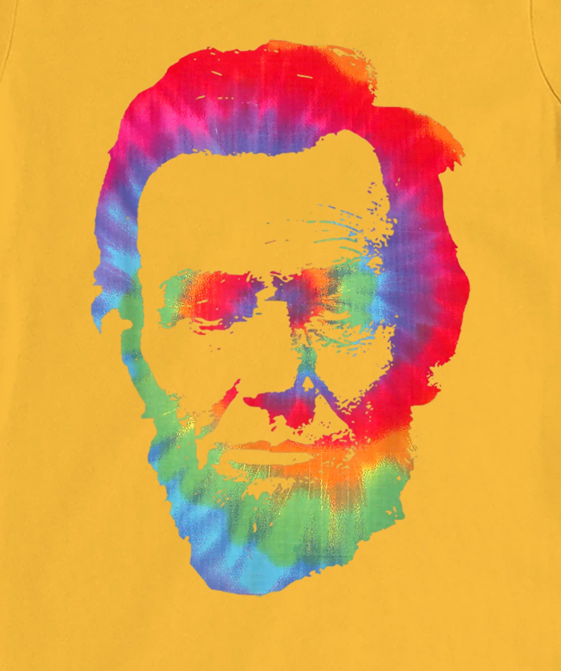 Womens Abe Abraham Lincoln Tie Dye Retro President 4th Of July T-Shirt, Kid T-Shirt and Women T-Shirt