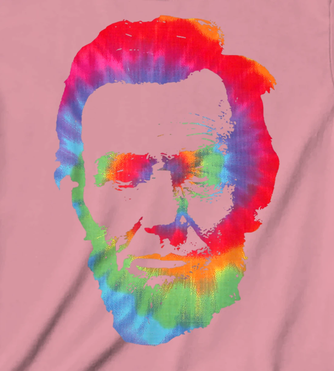 Womens Abe Abraham Lincoln Tie Dye Retro President 4th Of July T-Shirt, Kid T-Shirt and Women T-Shirt