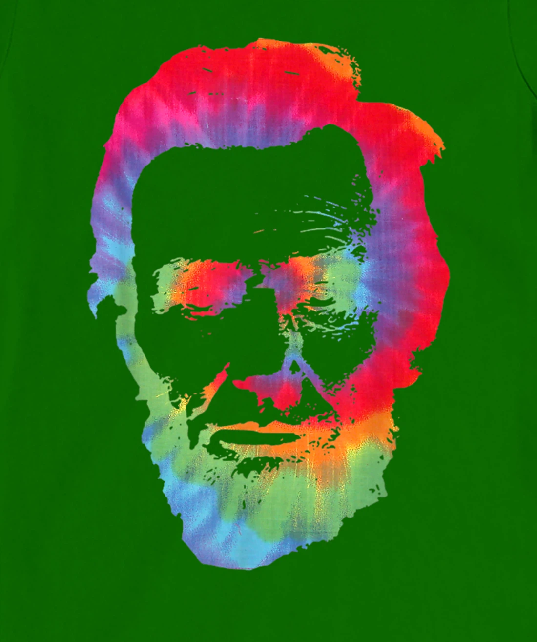 Womens Abe Abraham Lincoln Tie Dye Retro President 4th Of July T-Shirt, Kid T-Shirt and Women T-Shirt