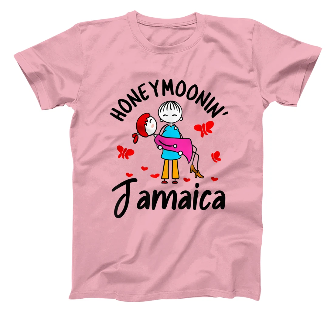 Womens Honeymoonin' Shirt Honeymoon Couples Bride Groom Jamaica T-Shirt, Women T-Shirt