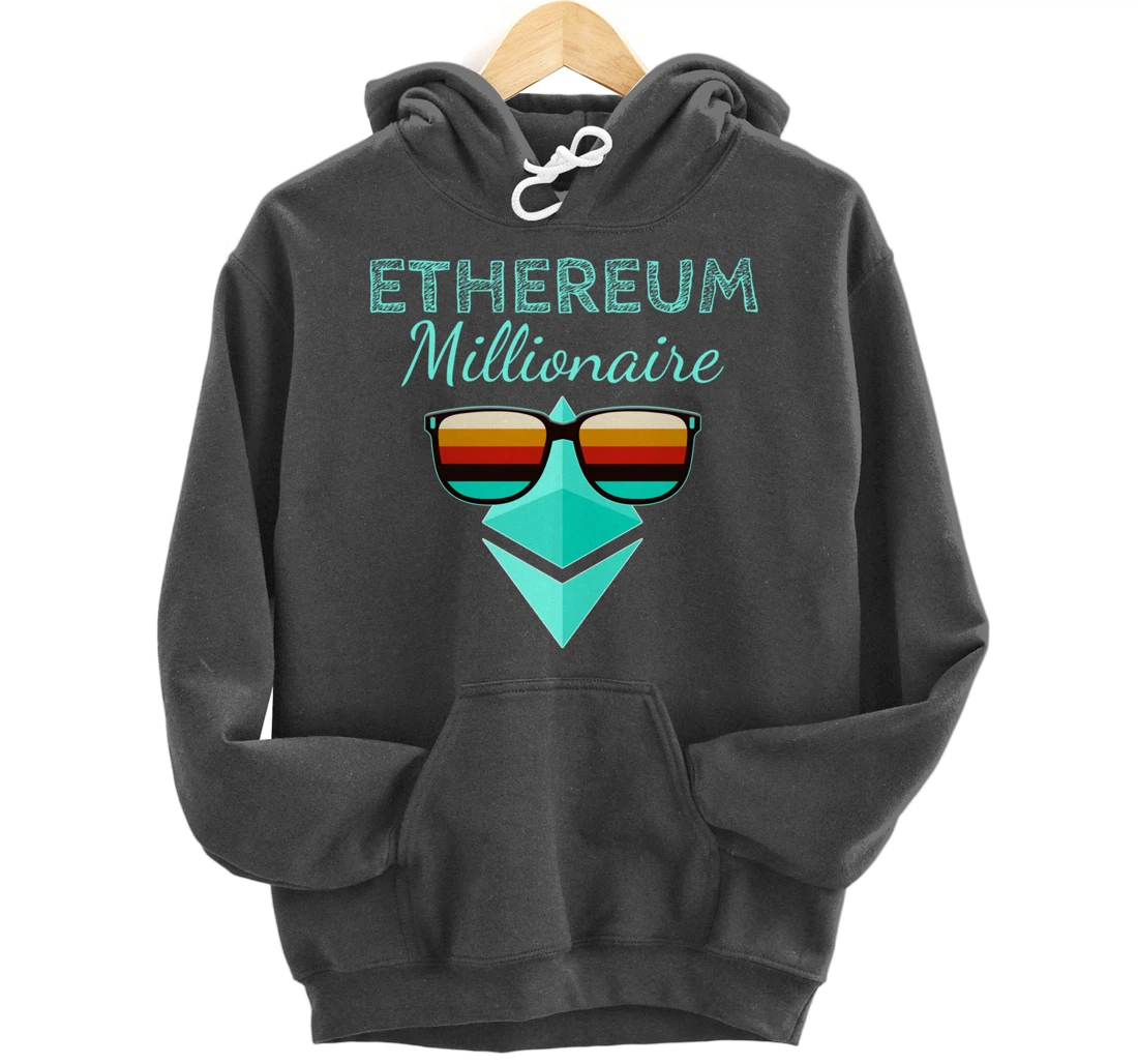 Crypto Millionaire Ethereum Shirt Crypto Shirt ETH Ethereum Pullover Hoodie
