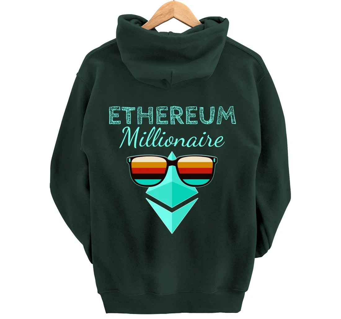 Crypto Millionaire Ethereum Shirt Crypto Shirt ETH Ethereum Pullover Hoodie