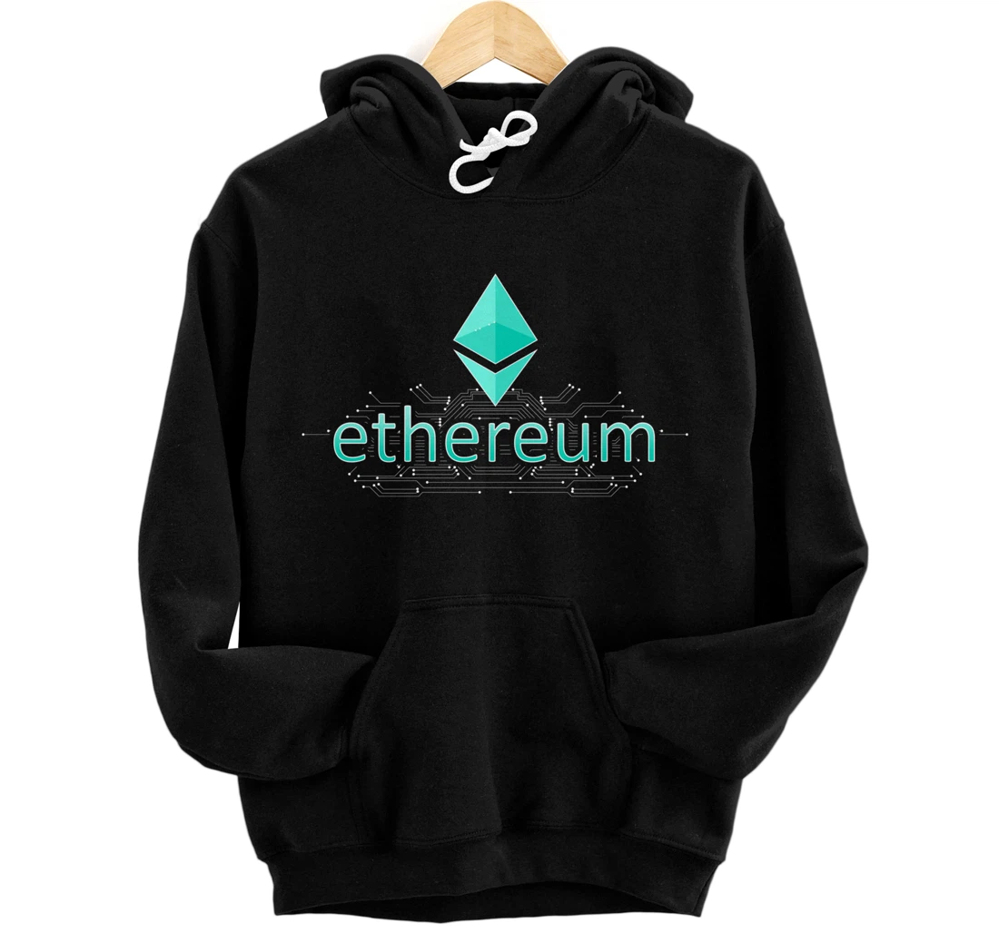 Ethereum Shirt Crypto Shirt Digital Cryptocurrency Ethereum Pullover Hoodie