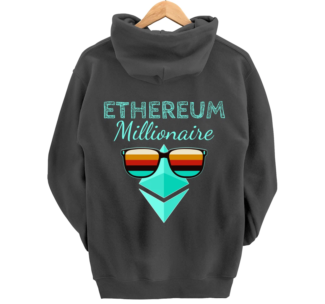 Crypto Millionaire Ethereum Shirt Crypto Shirt ETH Ethereum Pullover Hoodie