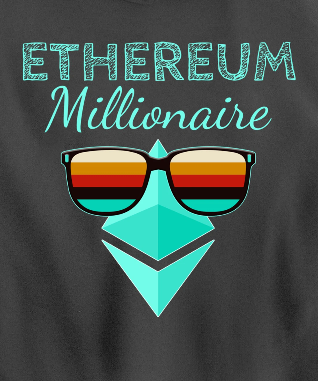 Crypto Millionaire Ethereum Shirt Crypto Shirt ETH Ethereum Pullover Hoodie