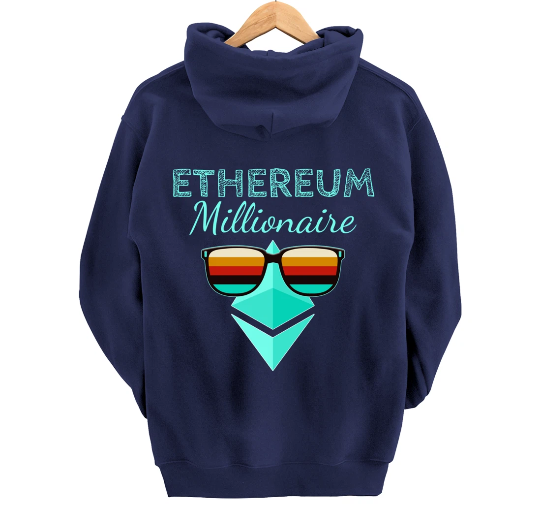 Crypto Millionaire Ethereum Shirt Crypto Shirt ETH Ethereum Pullover Hoodie