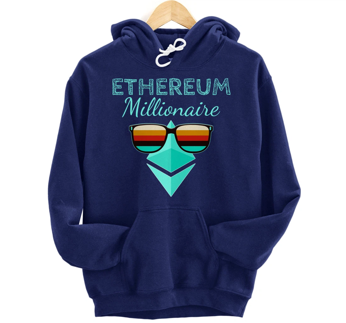 Crypto Millionaire Ethereum Shirt Crypto Shirt ETH Ethereum Pullover Hoodie