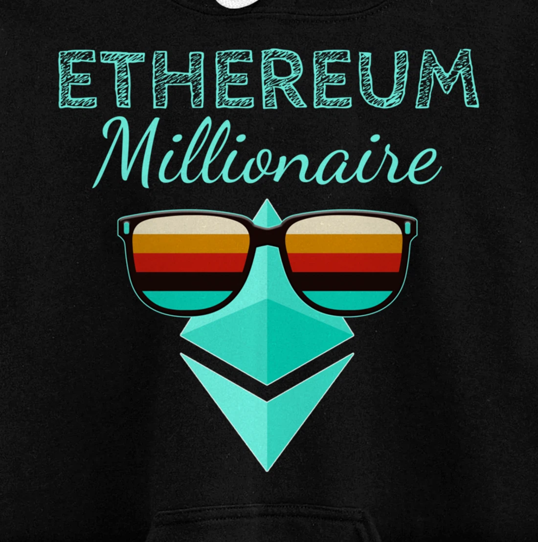 Crypto Millionaire Ethereum Shirt Crypto Shirt ETH Ethereum Pullover Hoodie