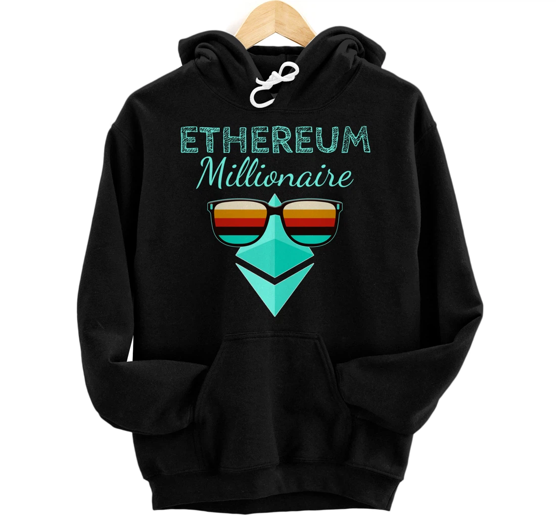 Crypto Millionaire Ethereum Shirt Crypto Shirt ETH Ethereum Pullover Hoodie