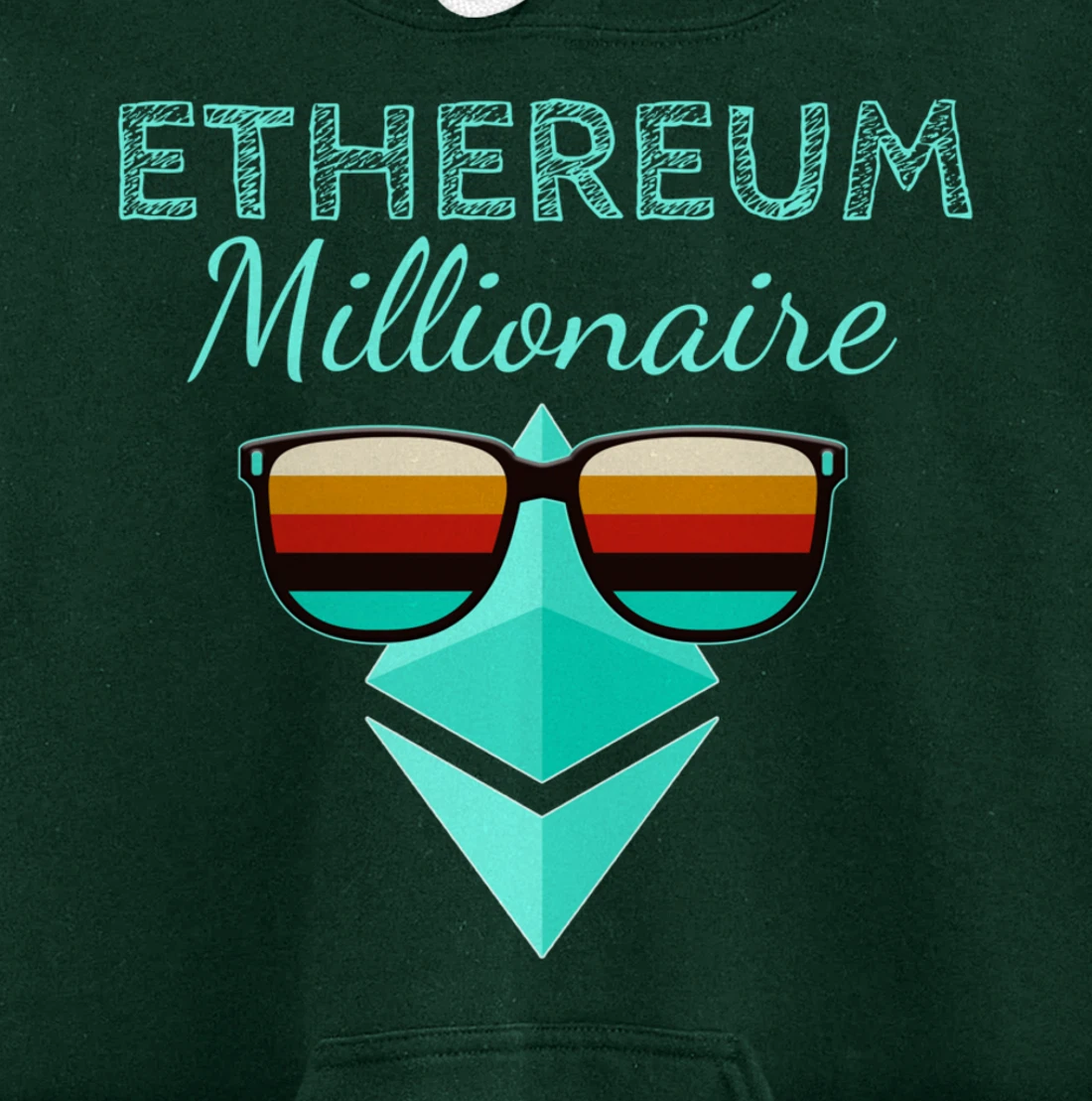 Crypto Millionaire Ethereum Shirt Crypto Shirt ETH Ethereum Pullover Hoodie