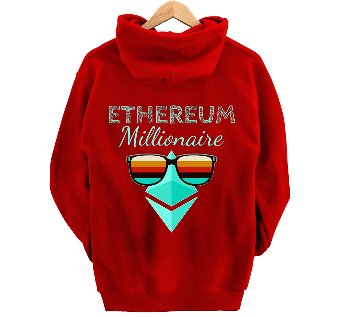 Crypto Millionaire Ethereum Shirt Crypto Shirt ETH Ethereum Pullover Hoodie