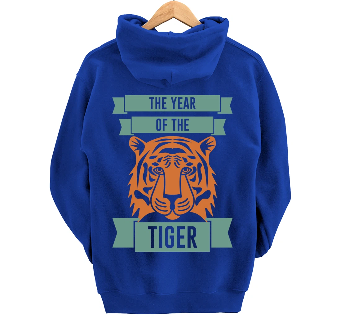 The Year Of The Tiger - Chinese Zodiac & Celebrate New Year Pullover Hoodie