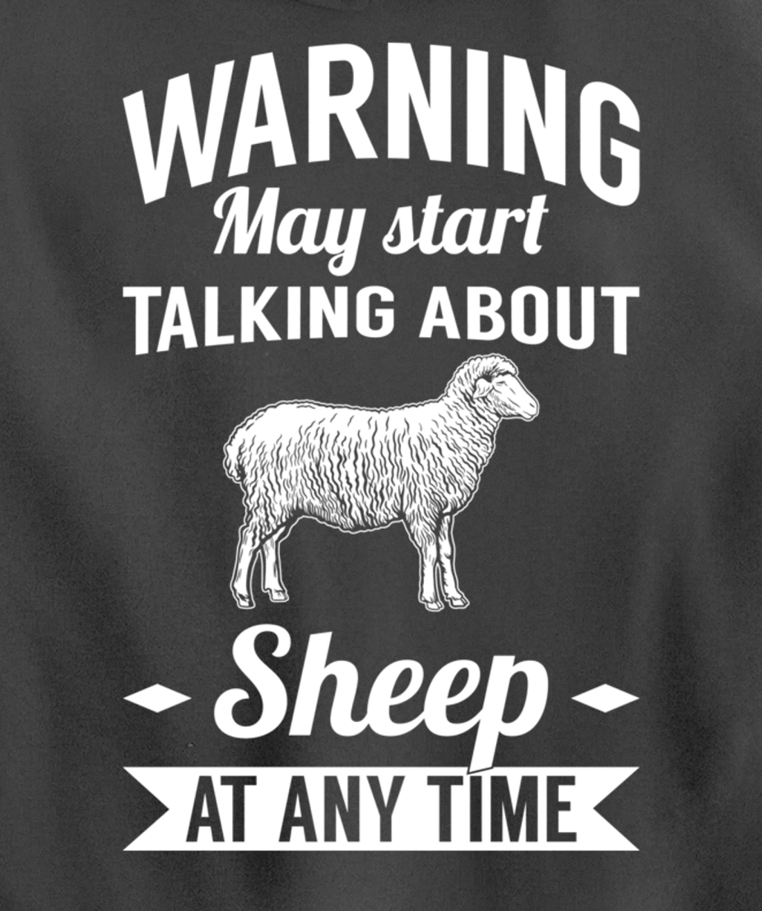 Farm Animals May Start Talking About Sheep Pullover Hoodie