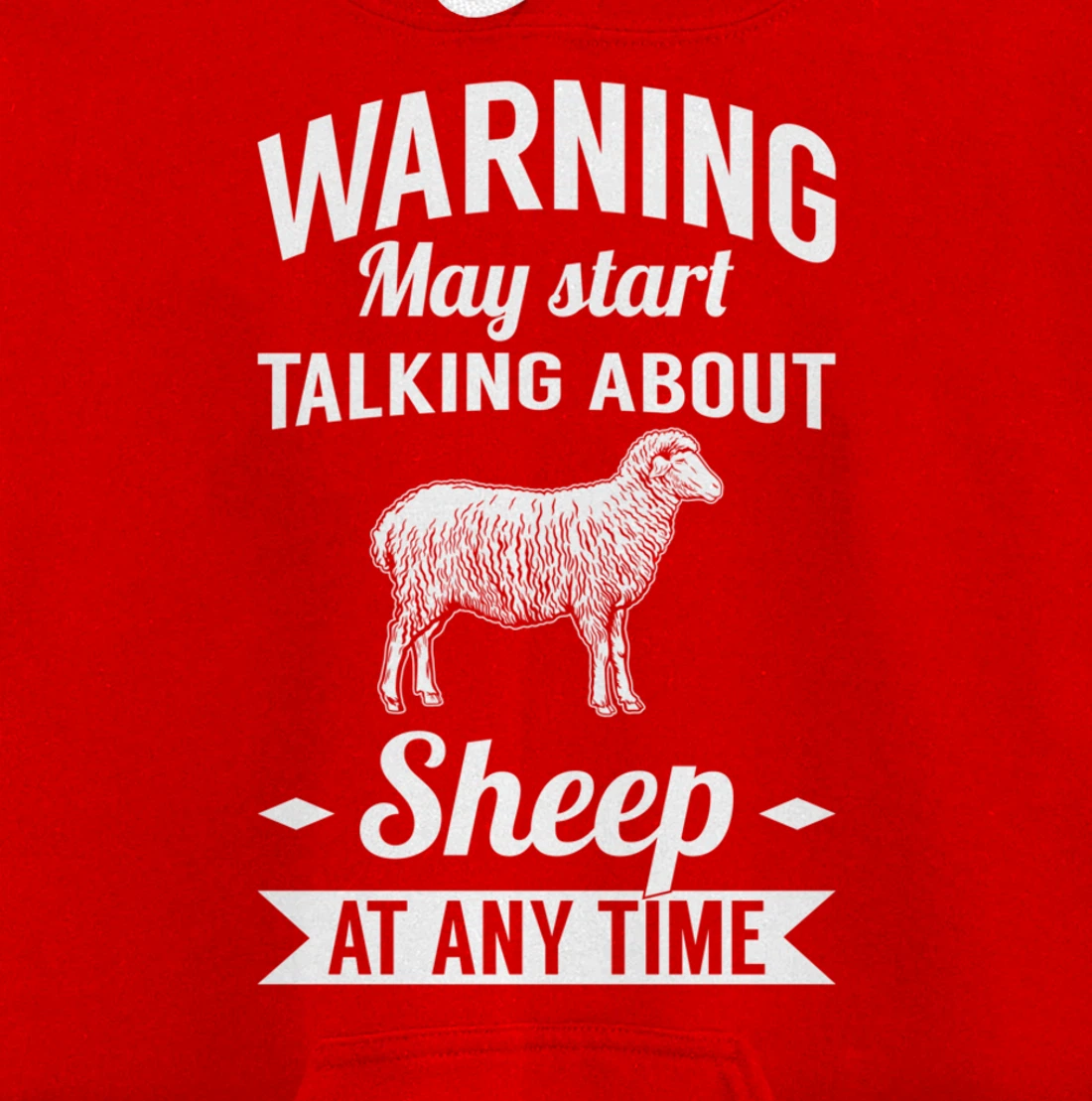 Farm Animals May Start Talking About Sheep Pullover Hoodie