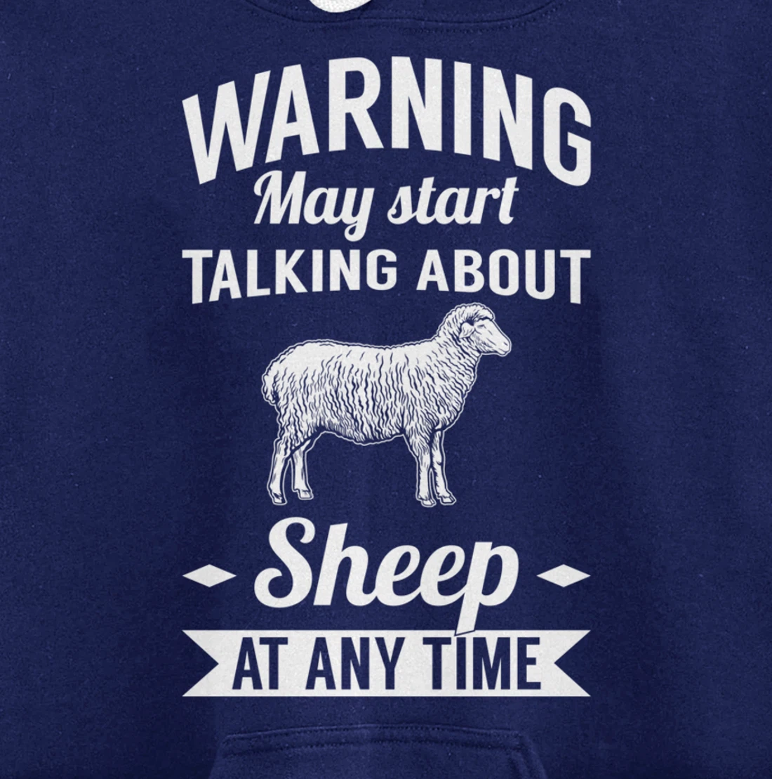 Farm Animals May Start Talking About Sheep Pullover Hoodie