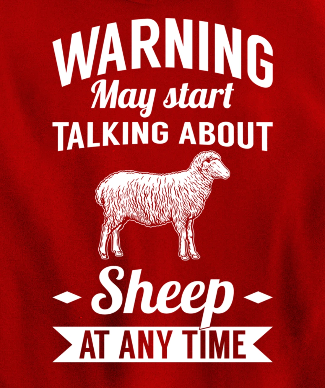 Farm Animals May Start Talking About Sheep Pullover Hoodie