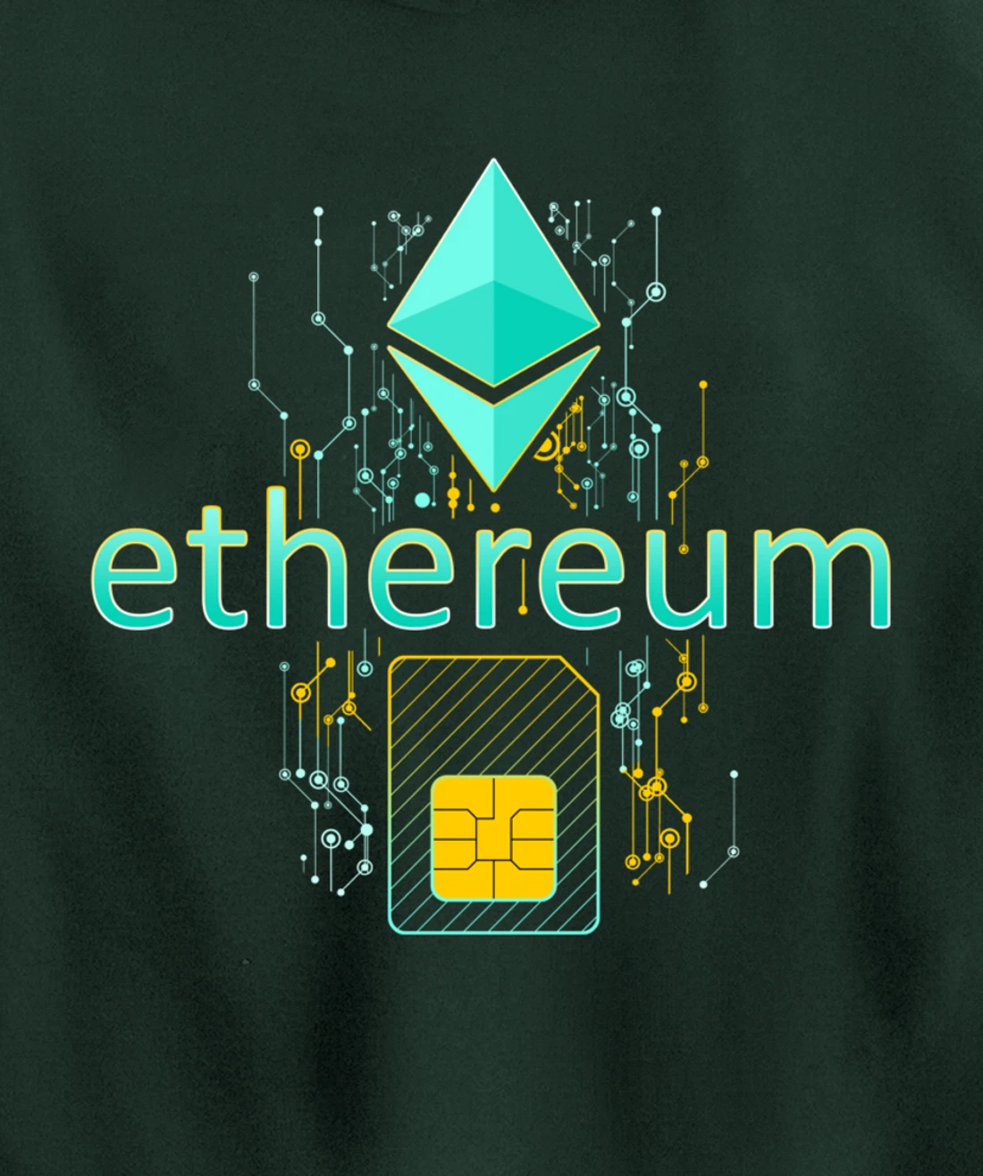 Ethereum Crypto Currency Ethereum Shirt ETH Digital Ethereum Pullover Hoodie