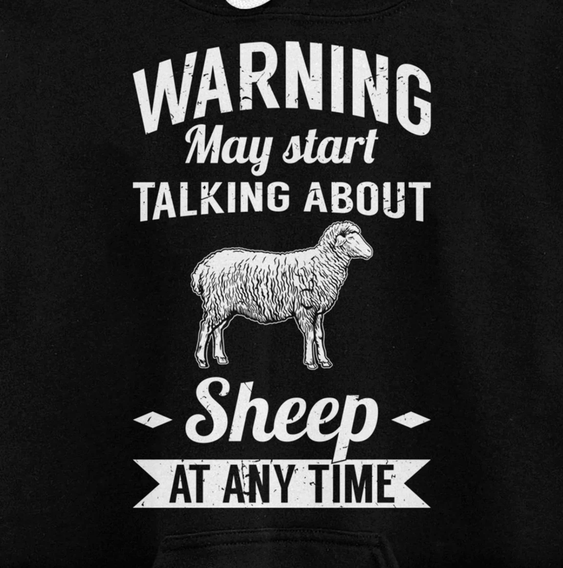 Farm Animals May Start Talking About Sheep Pullover Hoodie
