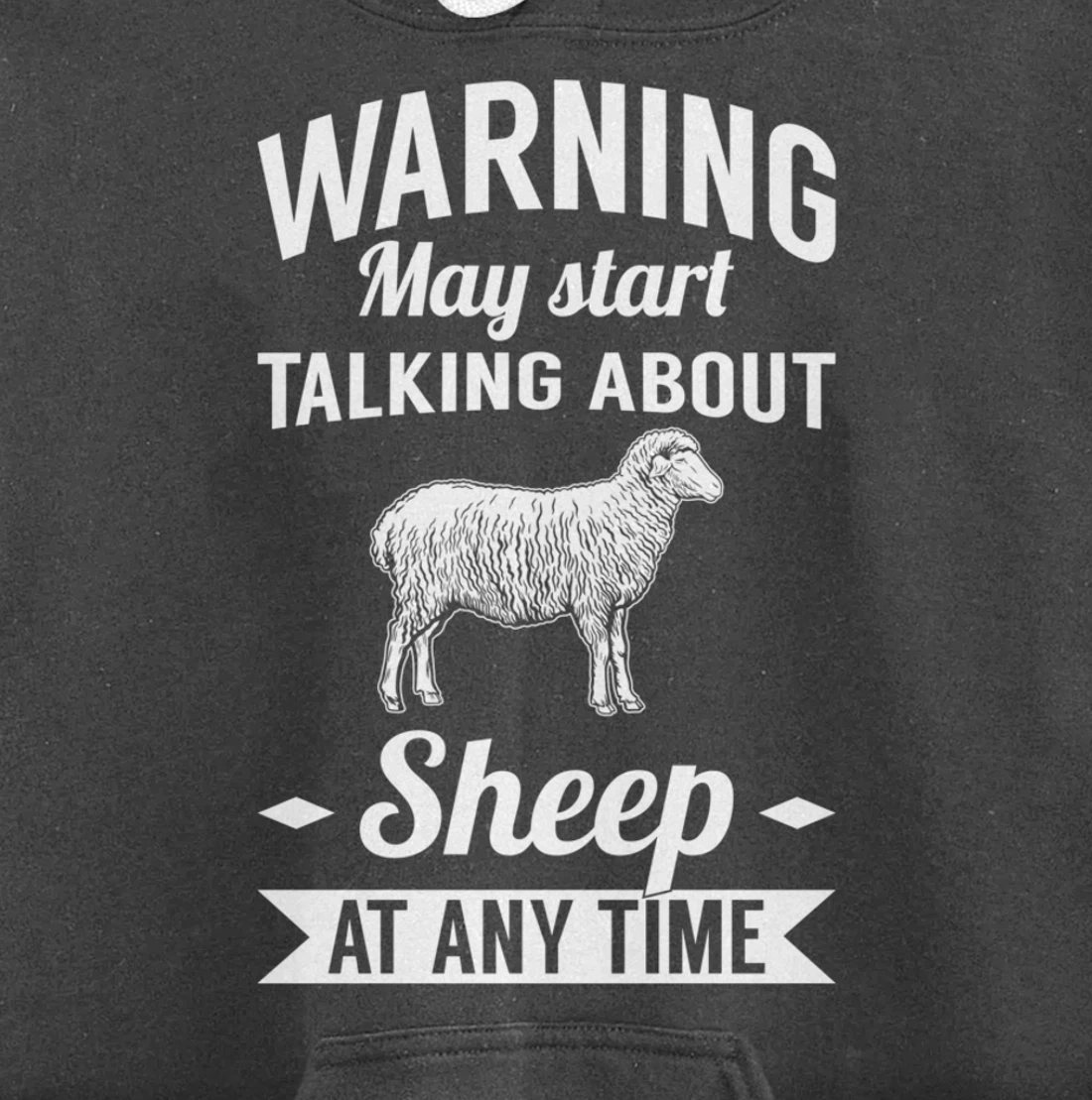 Farm Animals May Start Talking About Sheep Pullover Hoodie