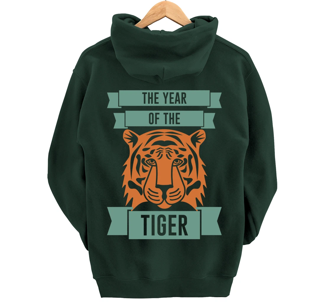 The Year Of The Tiger - Chinese Zodiac & Celebrate New Year Pullover Hoodie