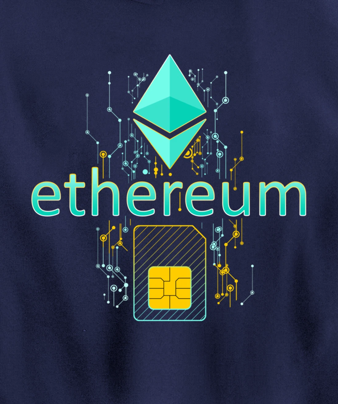 Ethereum Crypto Currency Ethereum Shirt ETH Digital Ethereum Pullover Hoodie