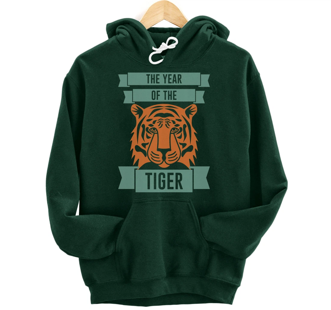 The Year Of The Tiger - Chinese Zodiac & Celebrate New Year Pullover Hoodie