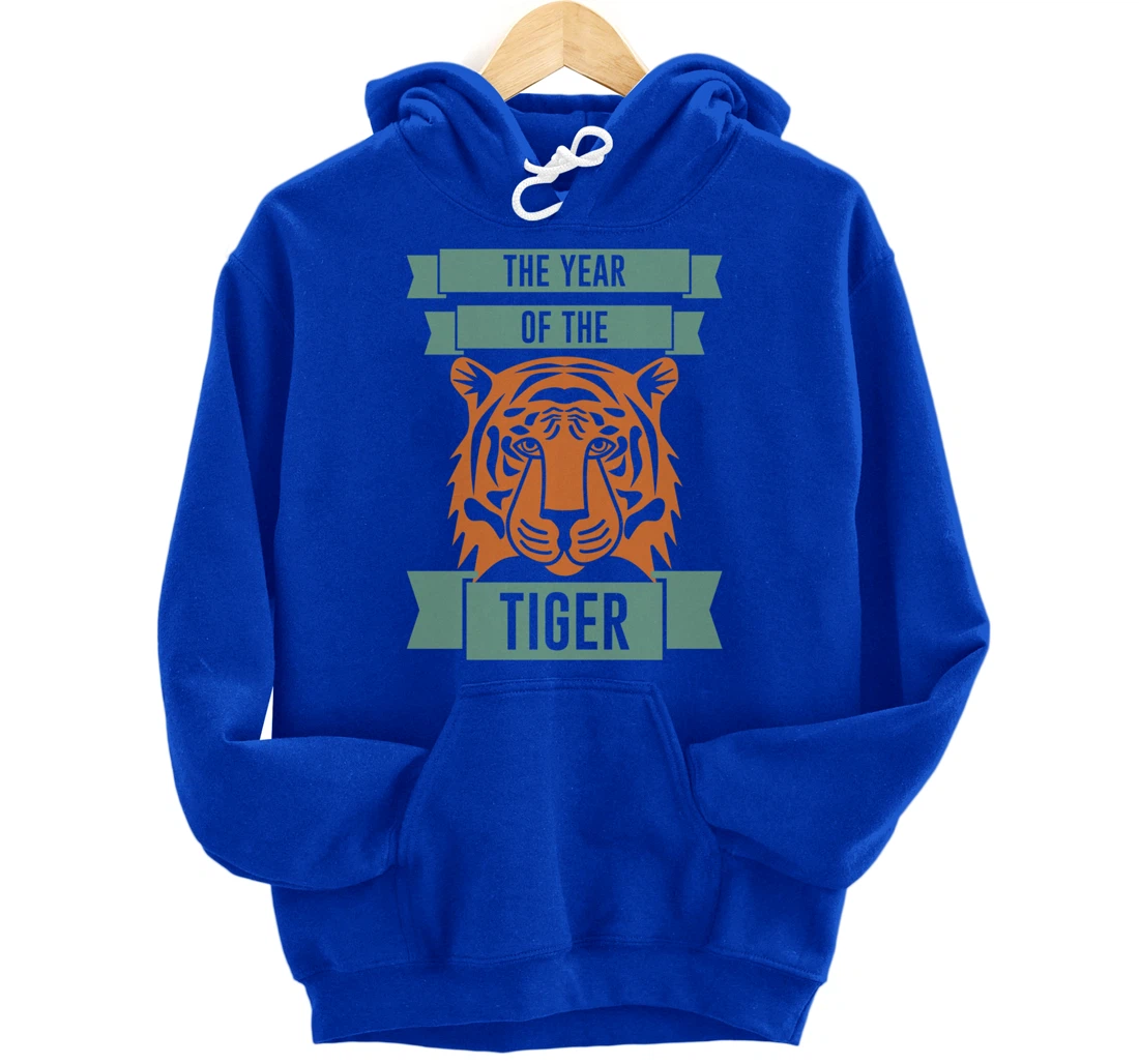 The Year Of The Tiger - Chinese Zodiac & Celebrate New Year Pullover Hoodie