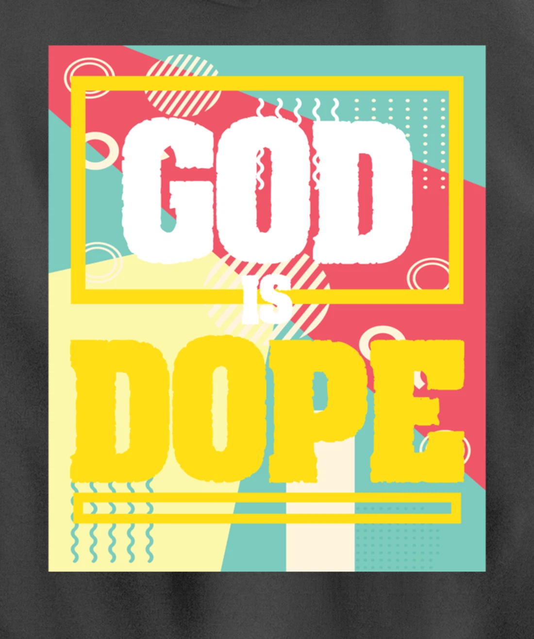 Retro Design 70s Religious Christian Believer Church Faith Pullover Hoodie