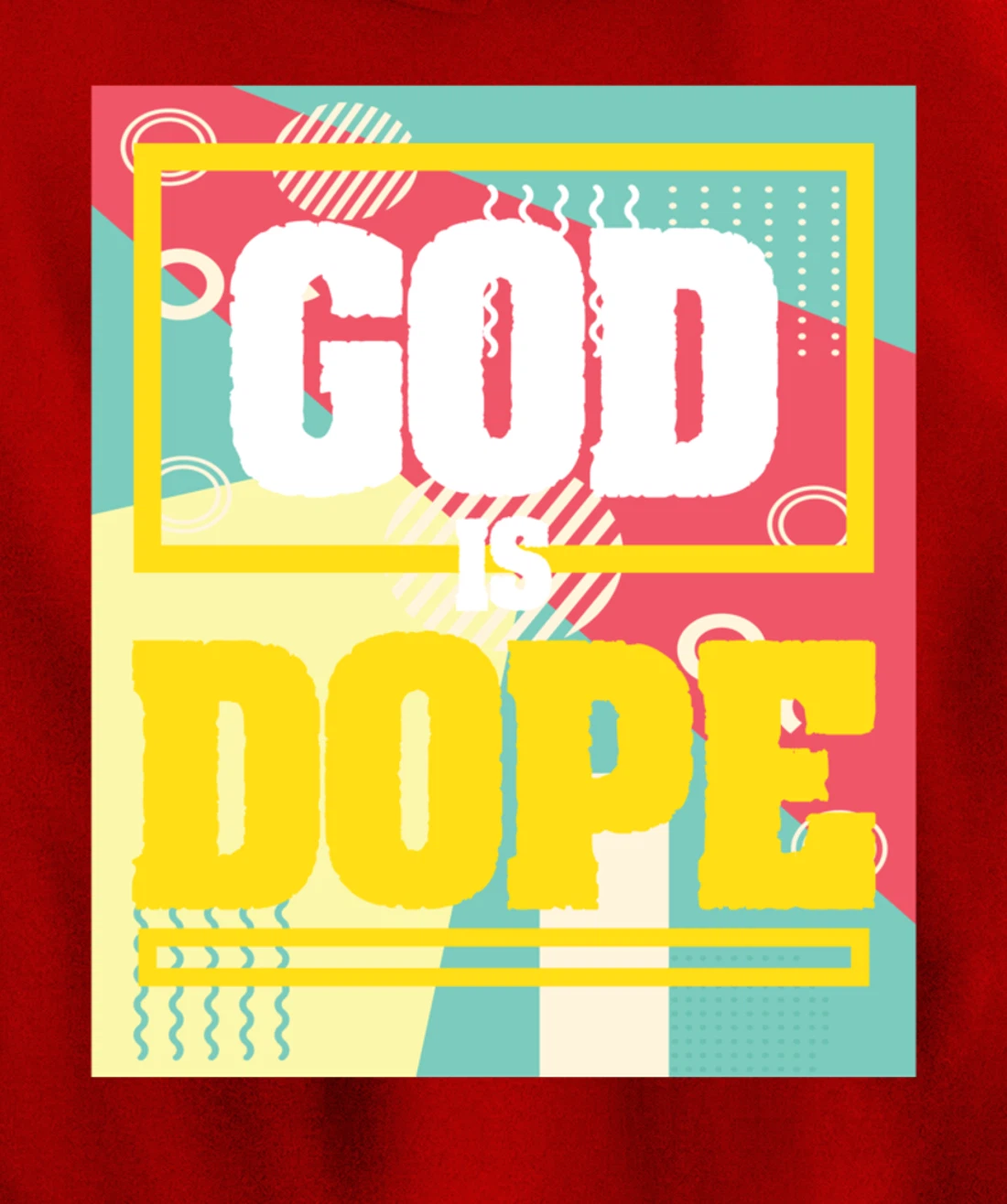 Retro Design 70s Religious Christian Believer Church Faith Pullover Hoodie