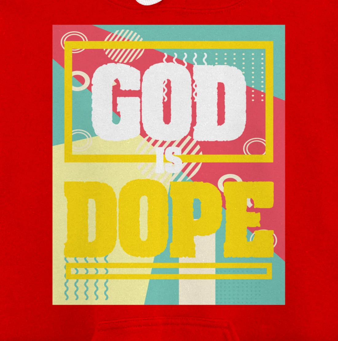 Retro Design 70s Religious Christian Believer Church Faith Pullover Hoodie