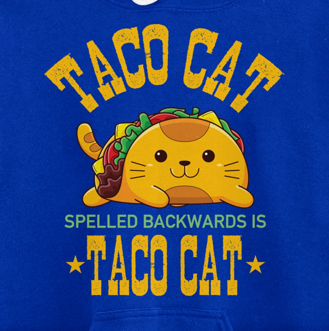 Funny Tacocat Cute Kawaii Design Tacos Mexican Food Cat Pullover Hoodie