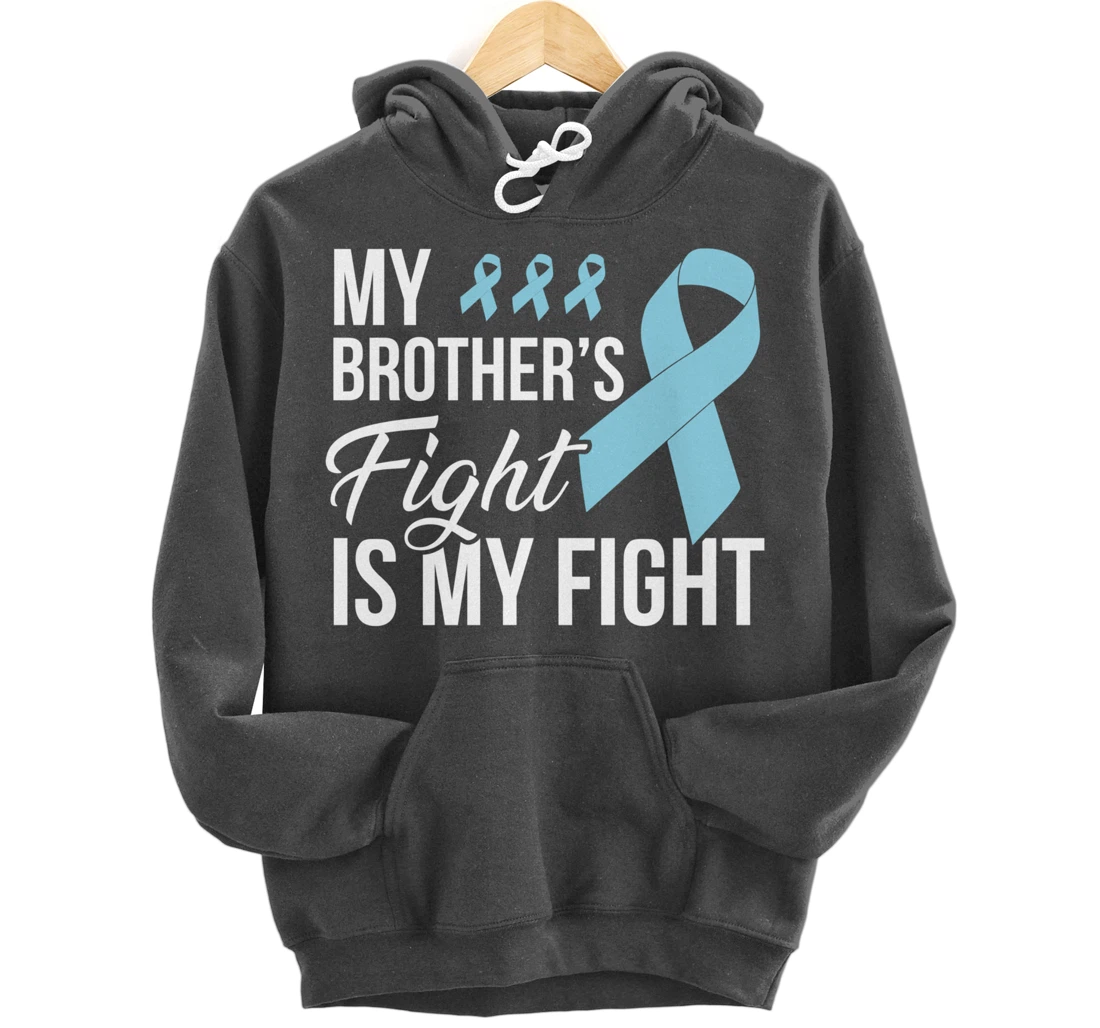 Prostate Cancer Fight Cancer Ribbon Pullover Hoodie