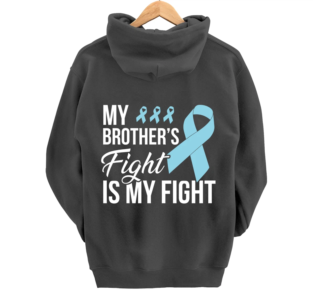 Prostate Cancer Fight Cancer Ribbon Pullover Hoodie