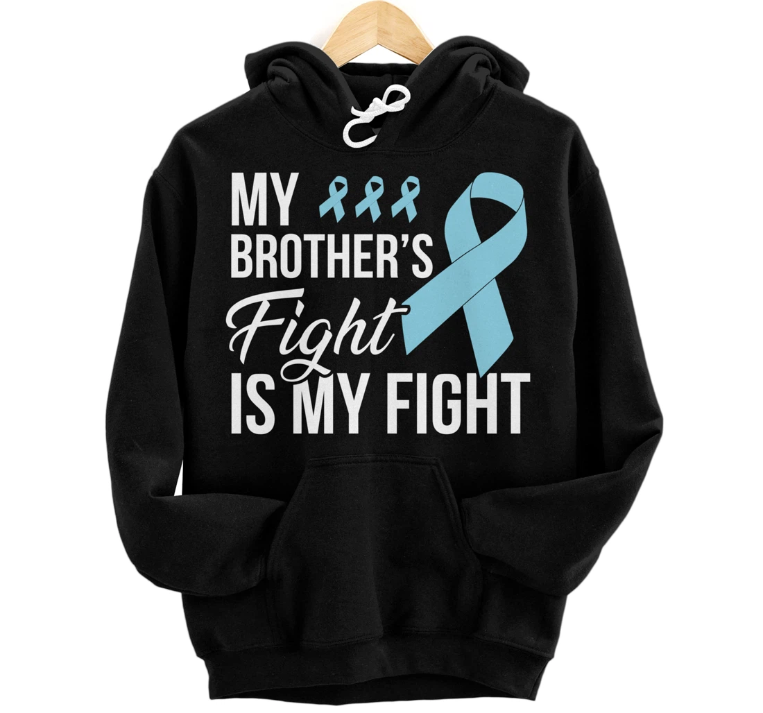 Prostate Cancer Fight Cancer Ribbon Pullover Hoodie