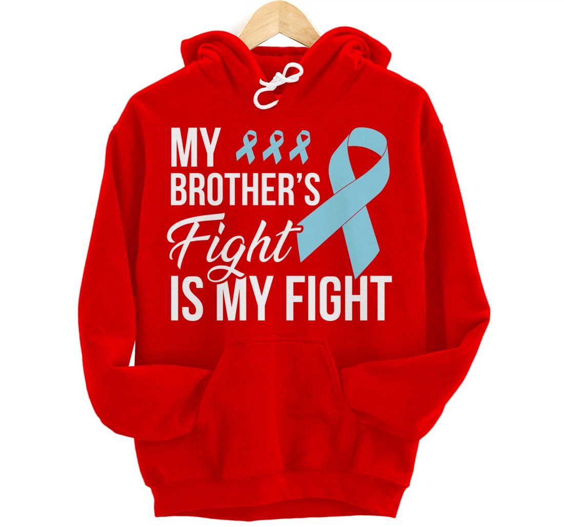 Prostate Cancer Fight Cancer Ribbon Pullover Hoodie