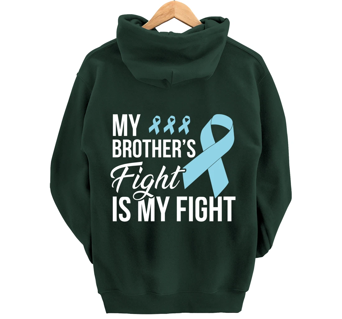 Prostate Cancer Fight Cancer Ribbon Pullover Hoodie