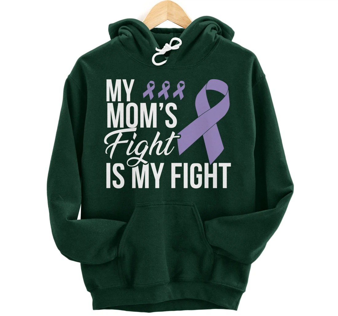 Testicular Cancer Fight Cancer Ribbon Pullover Hoodie