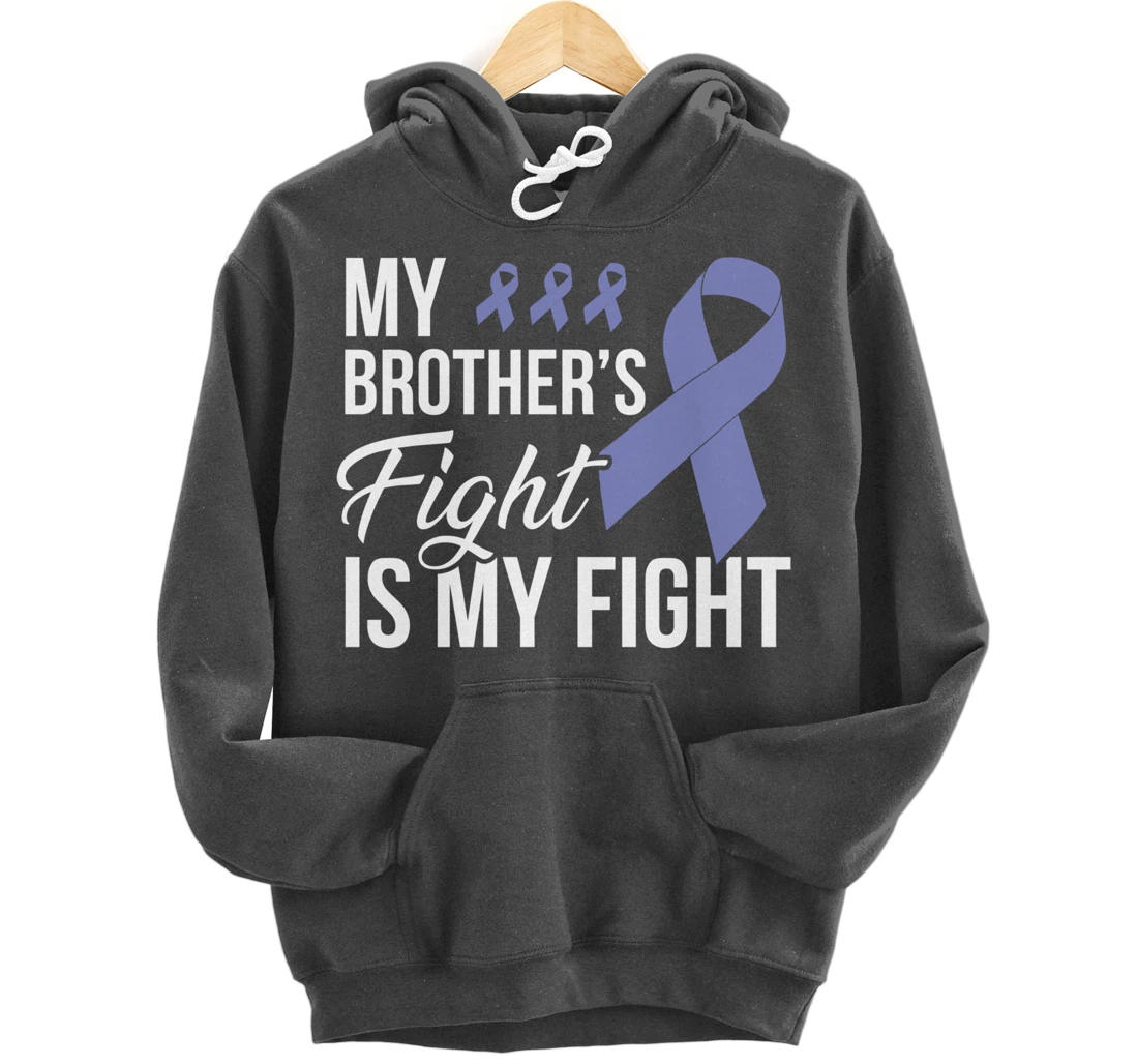 Stomach Cancer Fight Cancer Ribbon Pullover Hoodie