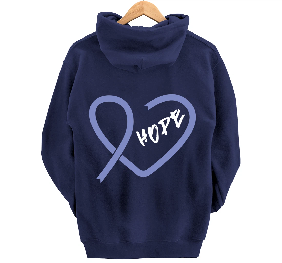 Stomach Cancer Fight Cancer Ribbon Pullover Hoodie