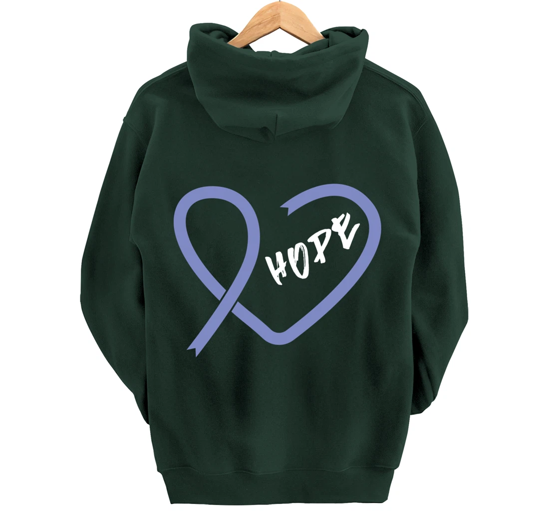 Stomach Cancer Fight Cancer Ribbon Pullover Hoodie