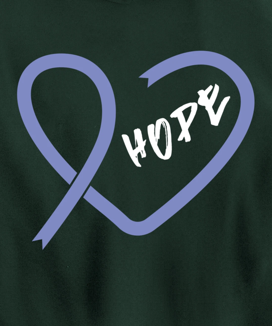 Stomach Cancer Fight Cancer Ribbon Pullover Hoodie