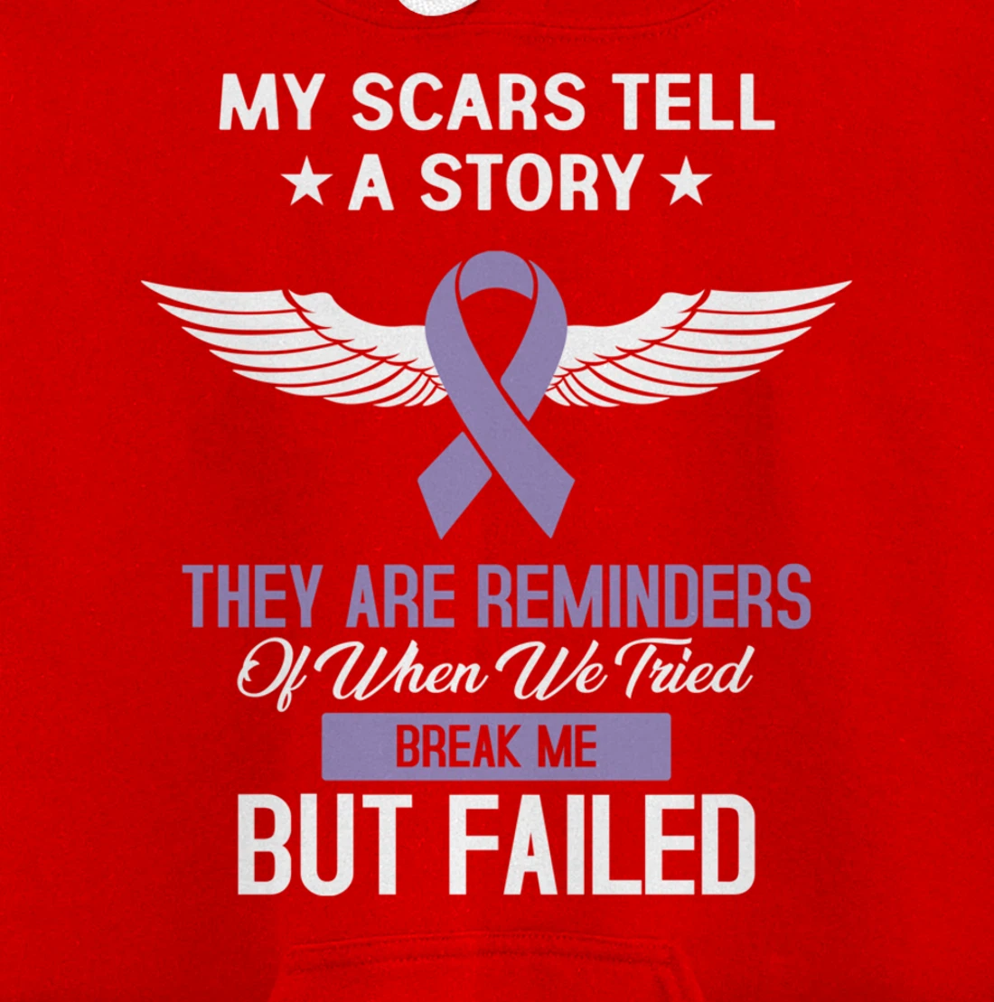 Testicular Cancer Fight Cancer Ribbon Pullover Hoodie