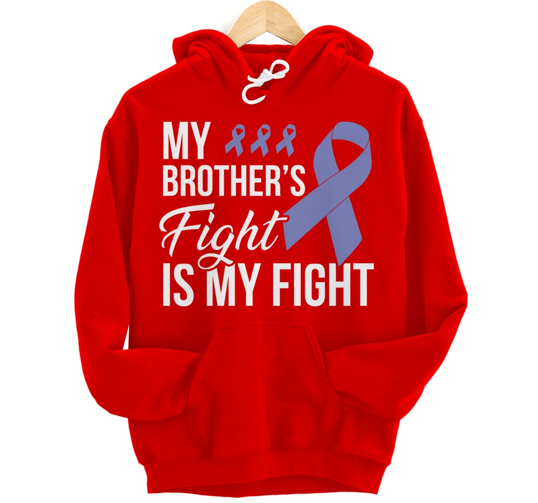 Stomach Cancer Fight Cancer Ribbon Pullover Hoodie