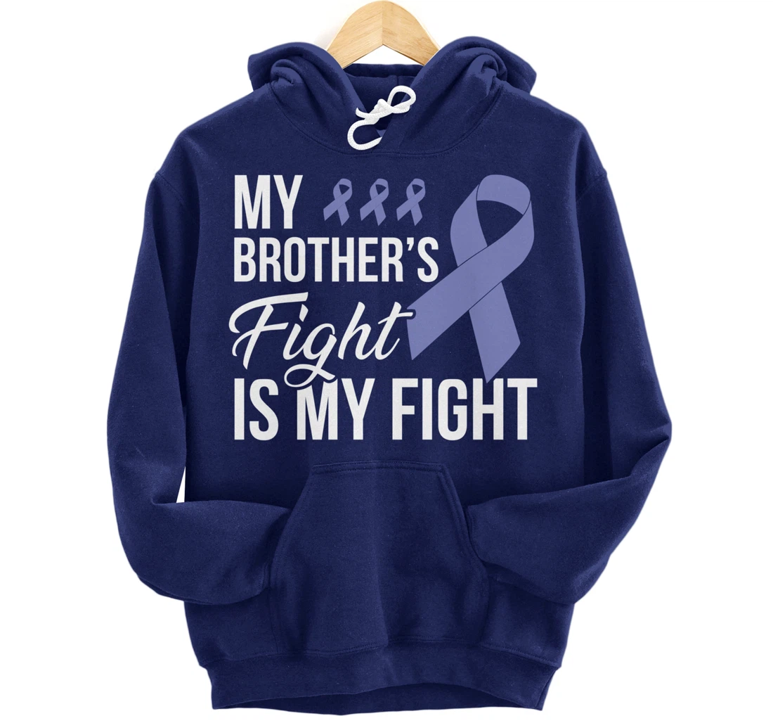 Stomach Cancer Fight Cancer Ribbon Pullover Hoodie